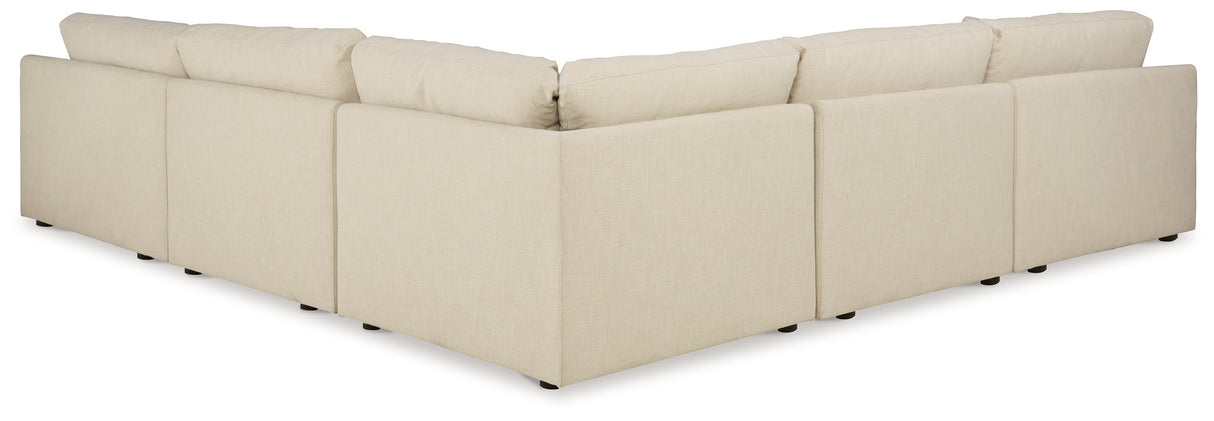 Elyza 5-Piece Sectional (Configuration: 5-Piece (Elyza Armless Chair, Elyza Armless Chair, Elyza Left-Arm Facing Corner Chair, Elyza Right-Arm Facing Corner Chair, Elyza Wedge))
