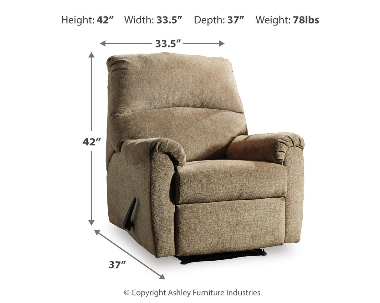 Nerviano Recliner (Color: Mocha)