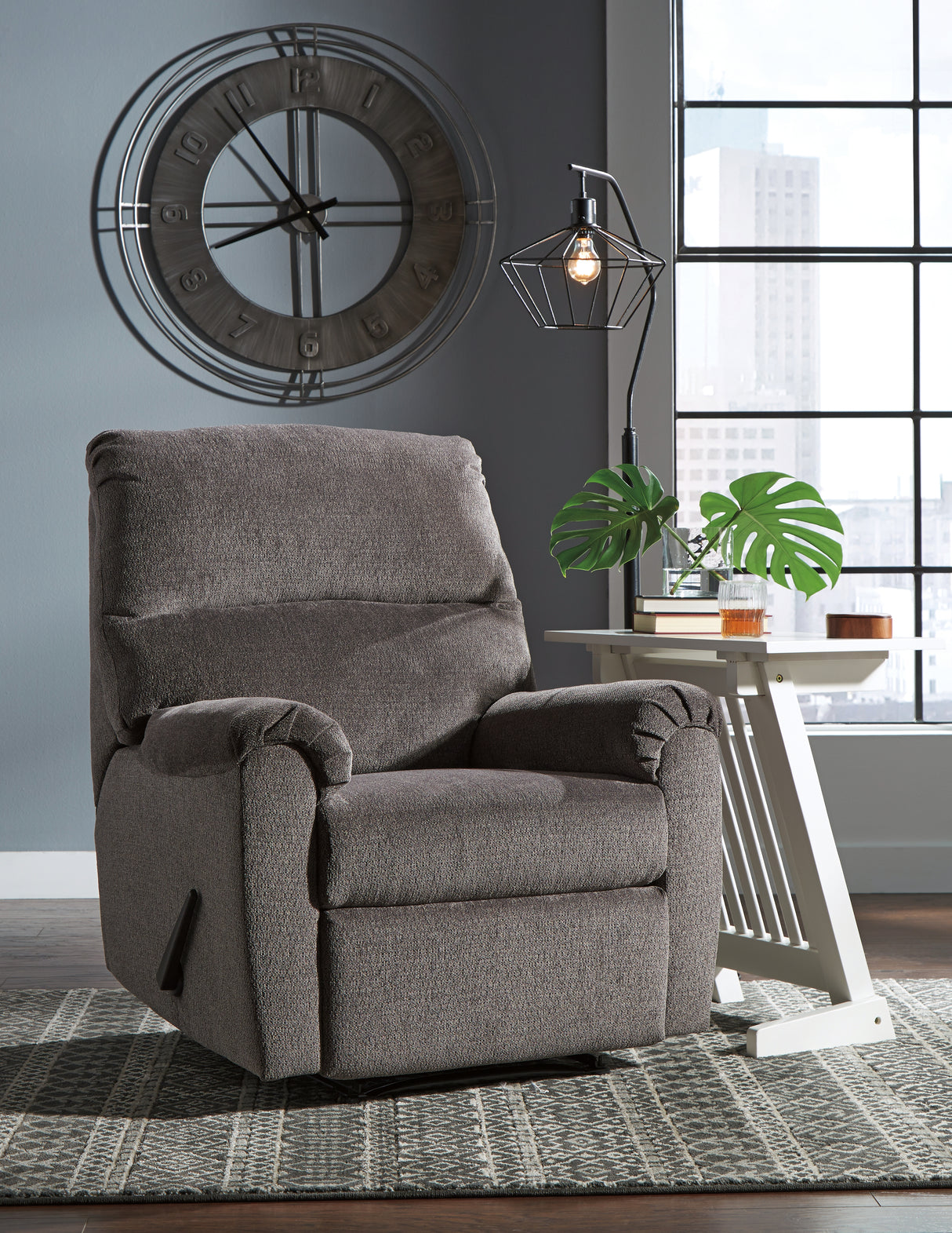 Nerviano Recliner (Color: Gray)