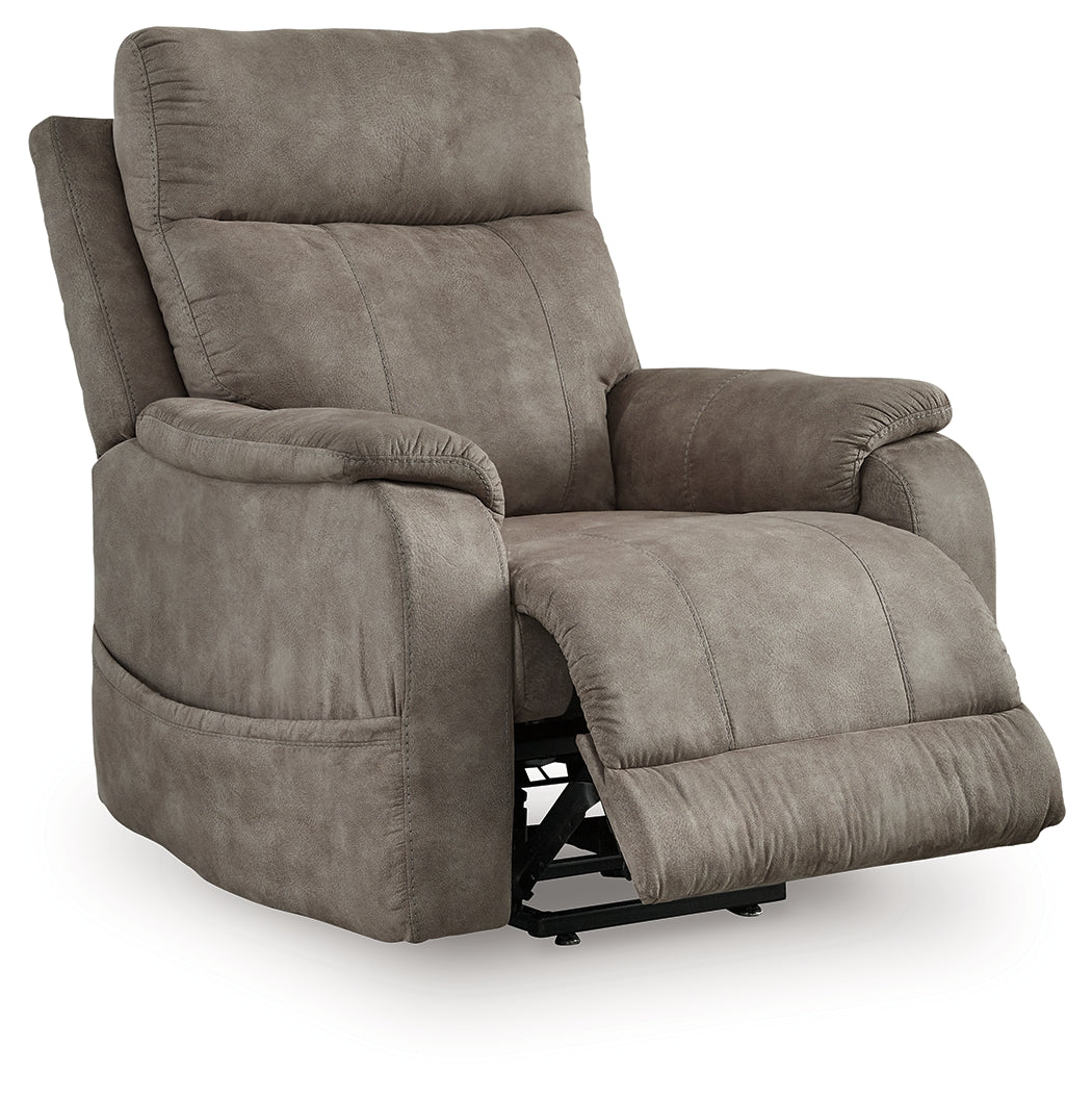 Crestmeade Power Lift Recliner (Color: Fossil)