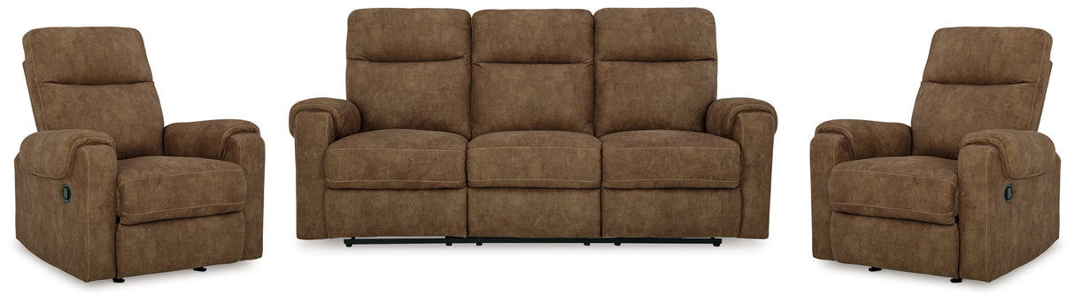 Edenwold Reclining Sofa and 2 Recliners