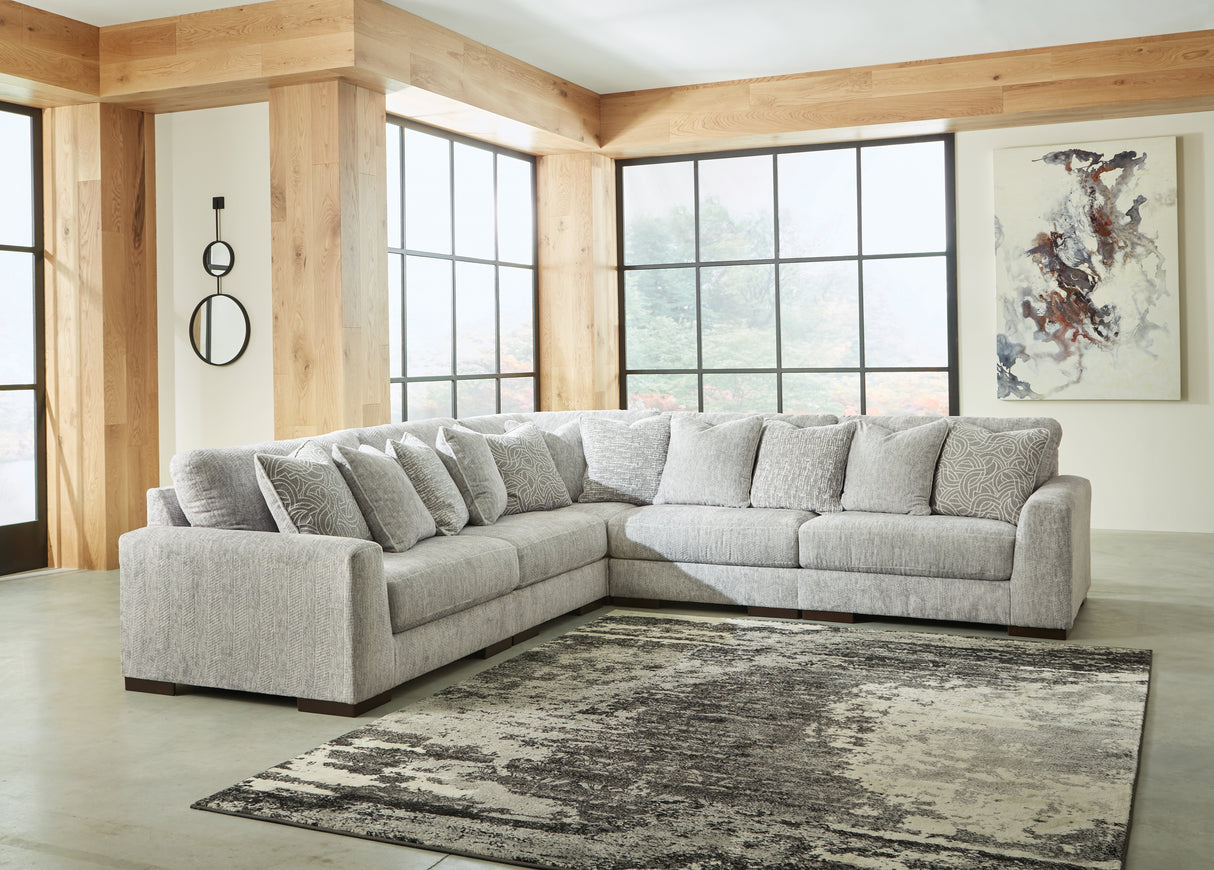 Regent Park 3-Piece Sectional (Configuration: 5-Piece (Regent Park Armless Chair, Regent Park Armless Chair, Regent Park Left-Arm Facing Corner Chair, Regent Park Right-Arm Facing Corner Chair, Regent Park Wedge))