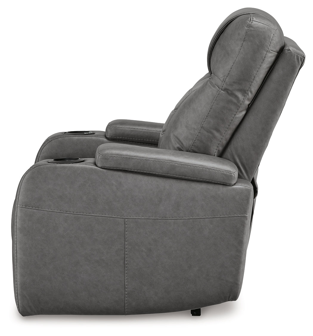 Schooner Rocks Power Recliner (Color: Slate)