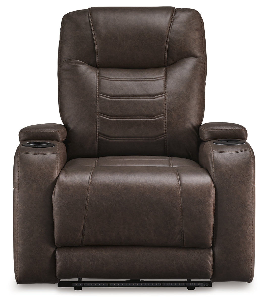 Schooner Rocks Power Recliner (Color: Umber)