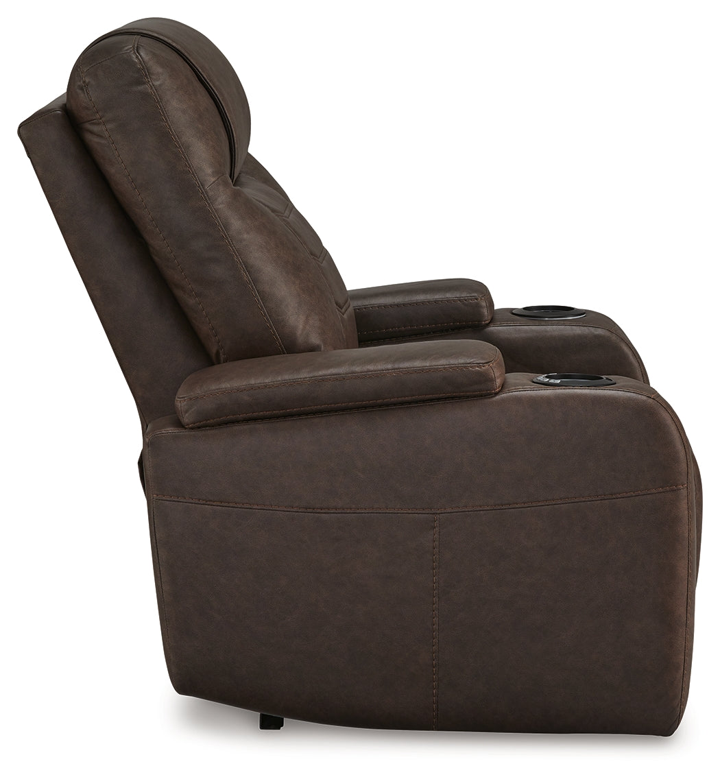 Schooner Rocks Power Recliner (Color: Umber)