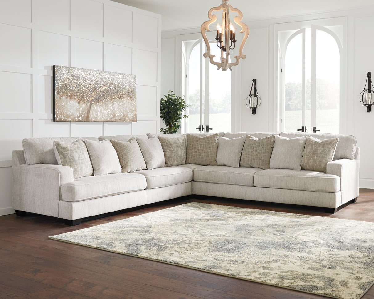 Rawcliffe 3-Piece Sectional (Color: Parchment)
