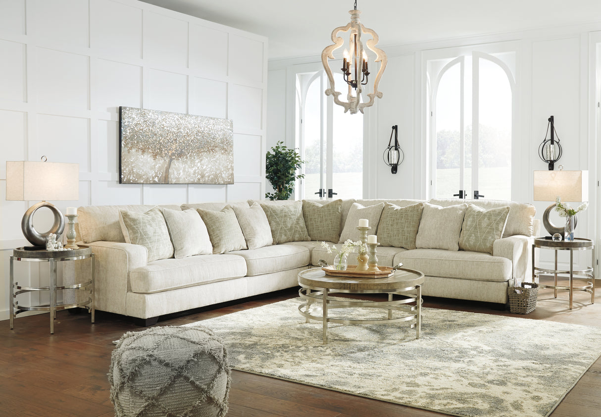 Rawcliffe 3-Piece Sectional (Color: Parchment)