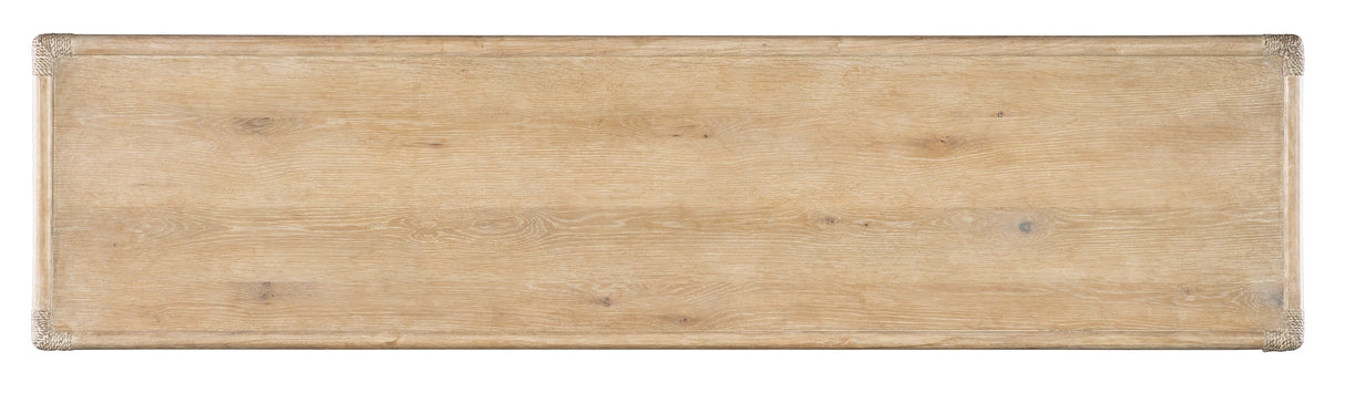 Retreat - Pole Rattan Console