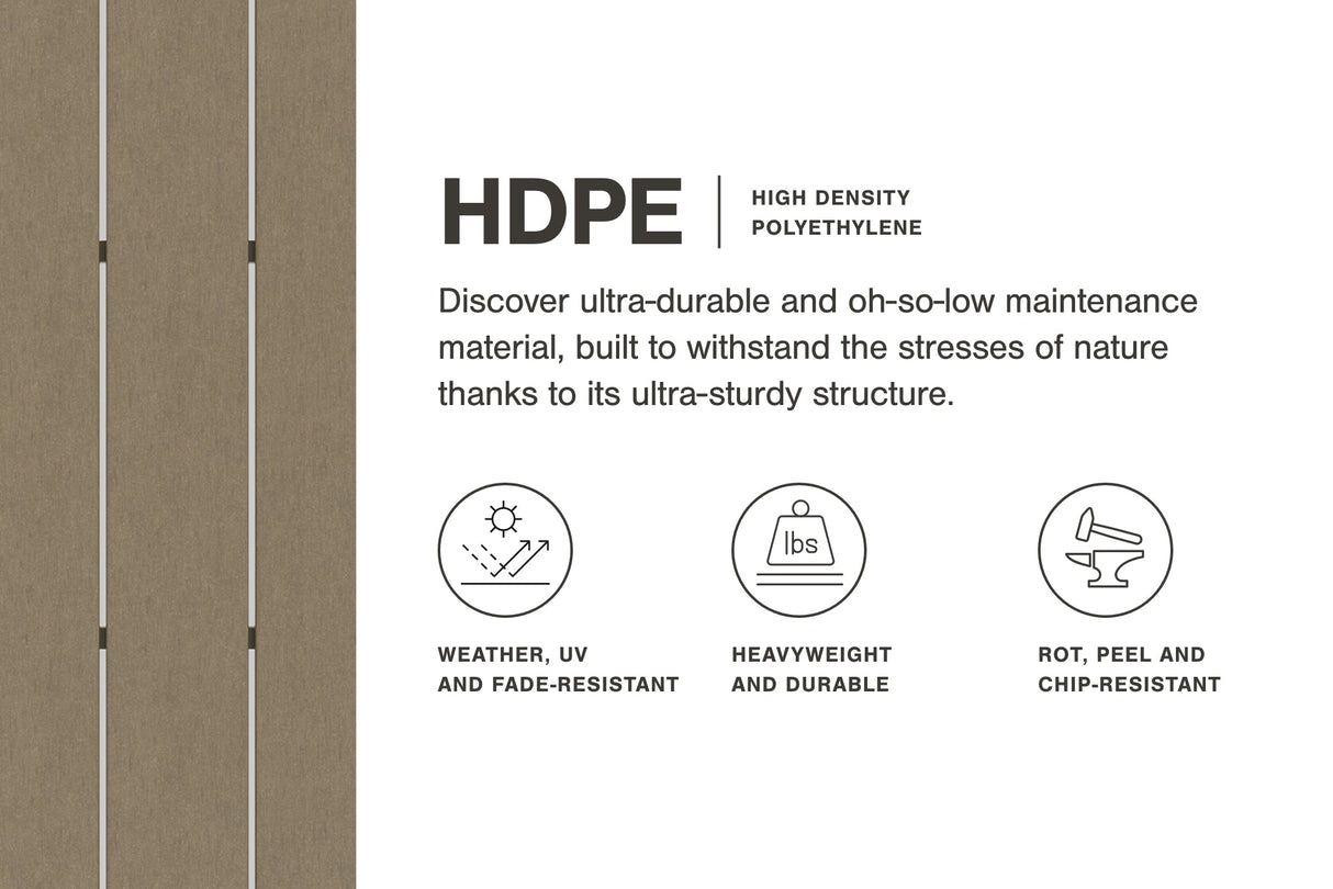 Fairen Trail Outdoor Counter Height Dining Table with 2 Barstools