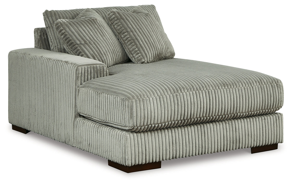 Lindyn 3-Piece Sectional with Double Chaise (Color: Fog)