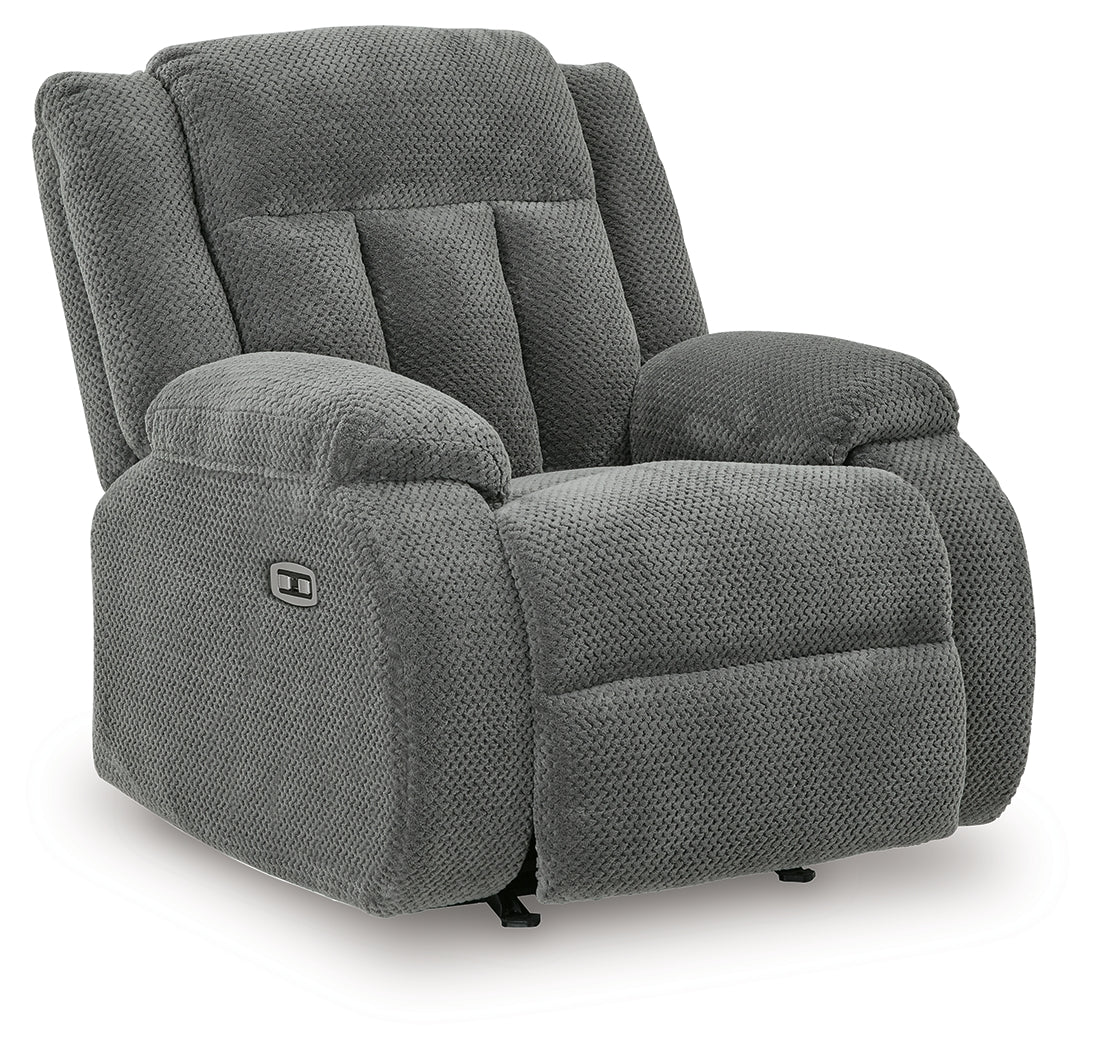 Observation Power Recliner (Color: Steel)