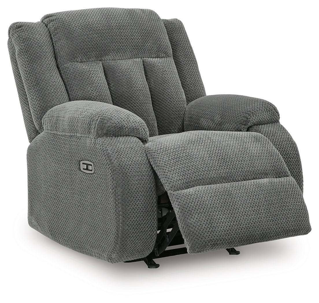 Observation Power Recliner (Color: Steel)
