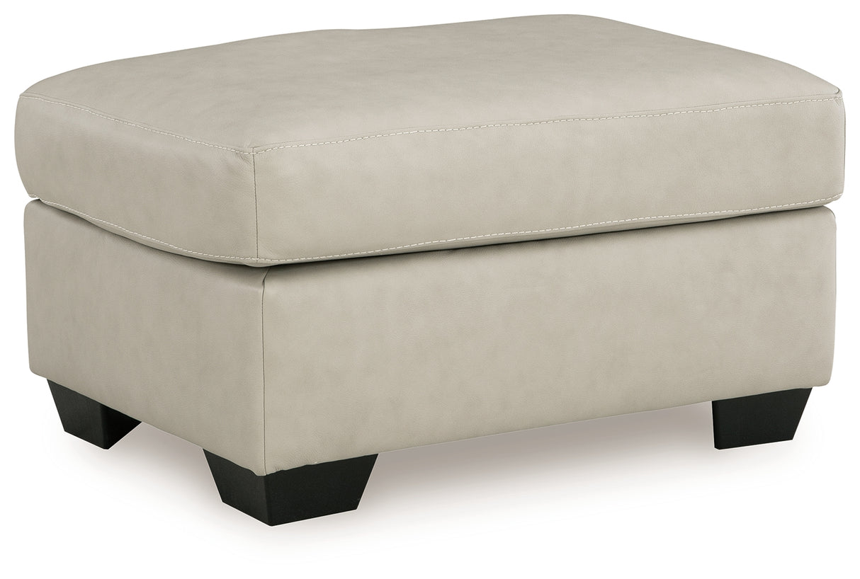Santorine Ottoman (Color: Bone)