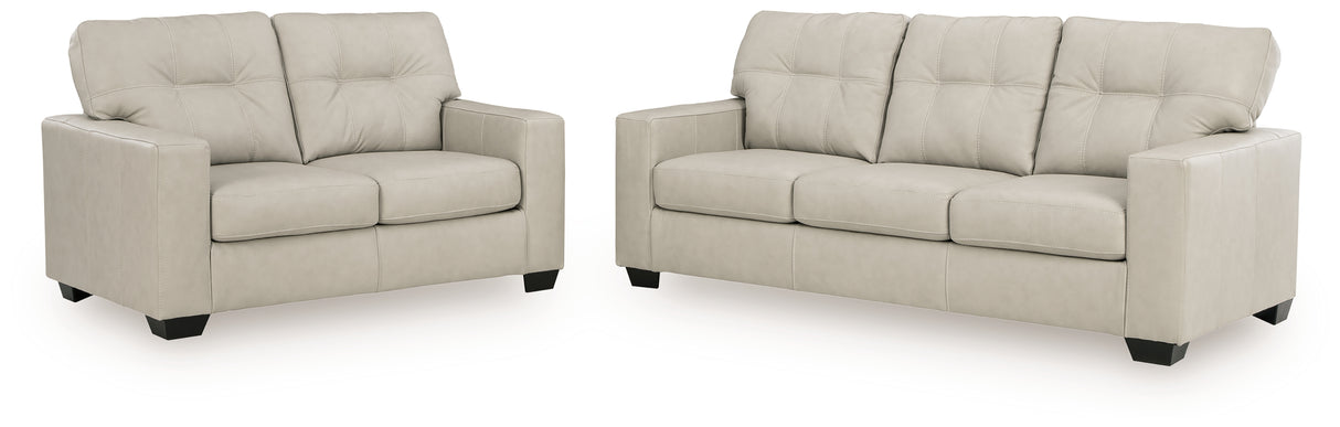 Santorine 2-Piece Sofa and Loveseat (Sofa, Loveseat)