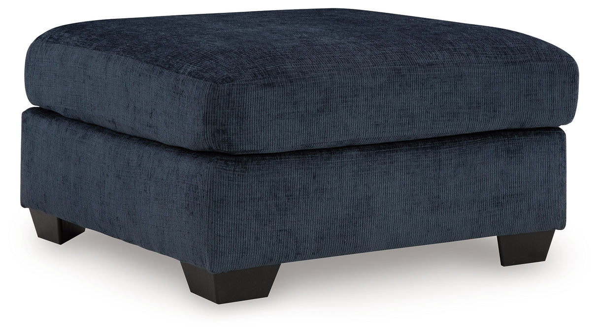 Aviemore Oversized Accent Ottoman (Color: Ink)