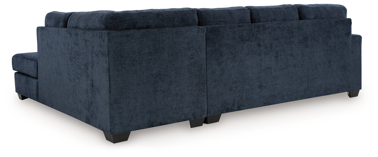 Aviemore 2-Piece Sectional with Chaise (Color: Ink, Sectional Orientation: Right Arm Facing)