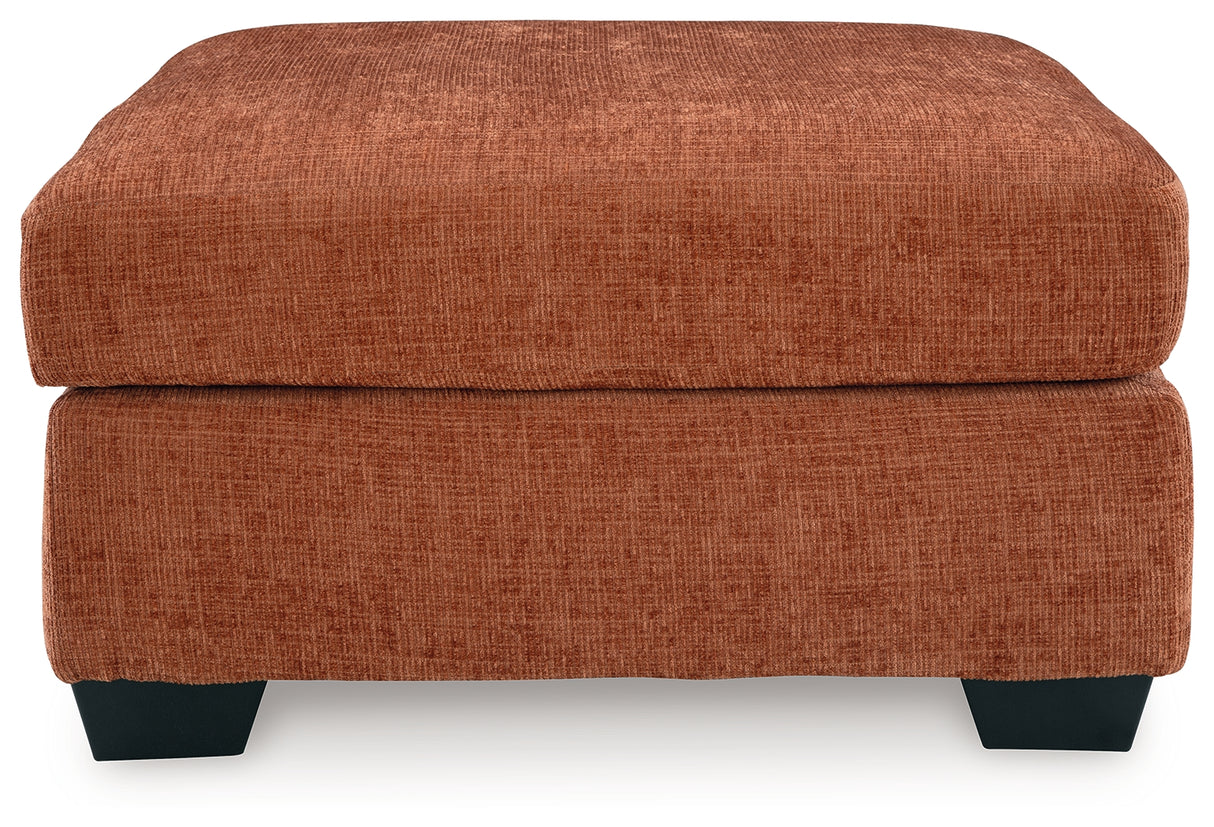 Aviemore Oversized Accent Ottoman (Color: Spice)