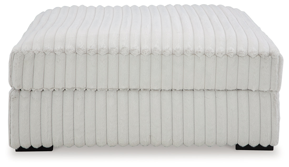 Stupendous 5-Piece Sectional with Ottoman (Armless Chair, Left-Arm Facing Sofa, Right-Arm Facing Sofa, Wedge, Oversized Accent Ottoman)