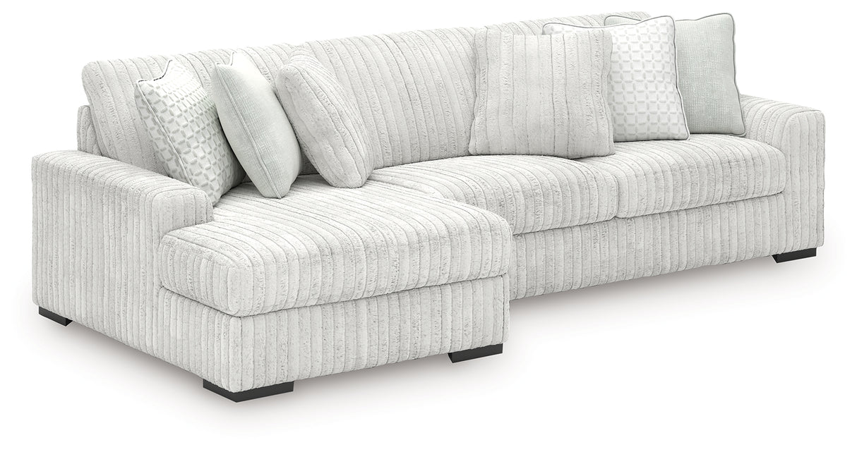 Stupendous 2-Piece Sectional with Chaise (Sectional Orientation: Left Arm Facing)
