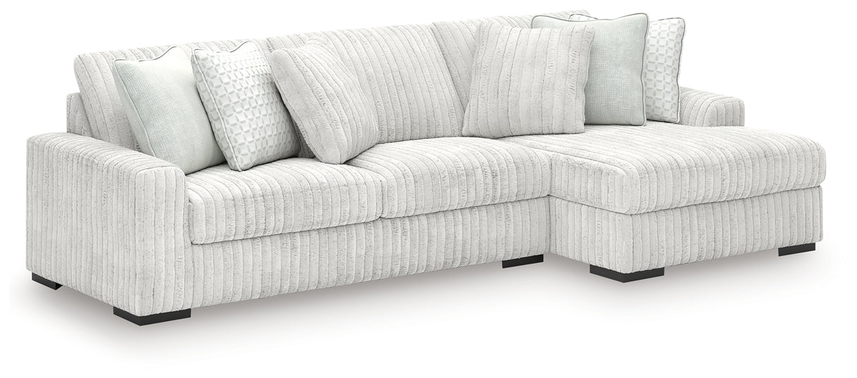 Stupendous 2-Piece Sectional with Chaise (Sectional Orientation: Right Arm Facing)