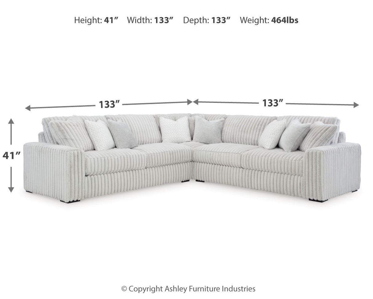 Stupendous 3-Piece Sectional (Configuration: 3-Piece (Stupendous Left-Arm Facing Sofa, Stupendous Right-Arm Facing Sofa, Stupendous Wedge))