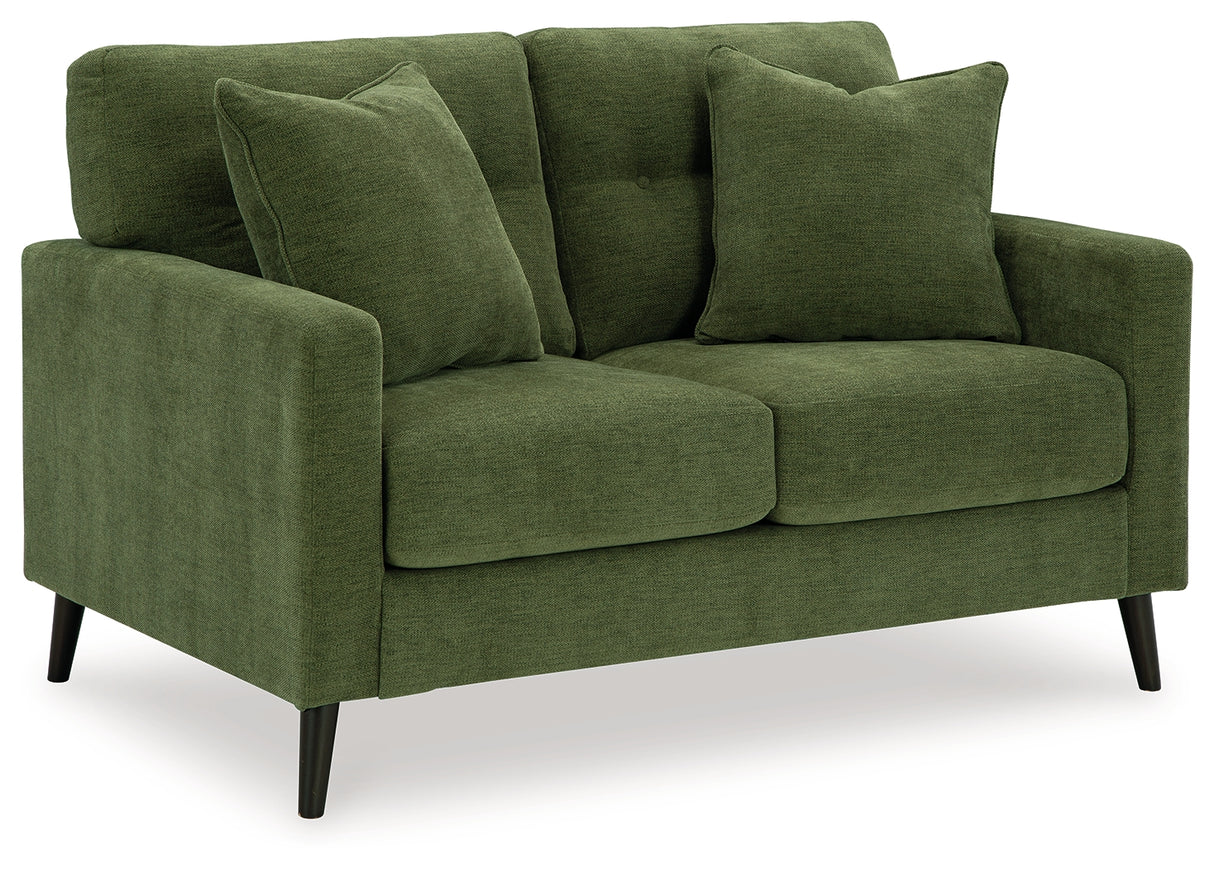 Bixler Loveseat (Color: Olive)