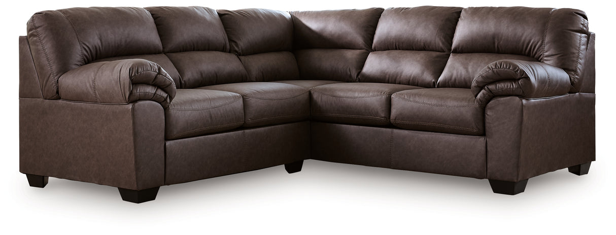 WillowBend 2-Piece Sectional (Color: Umber)