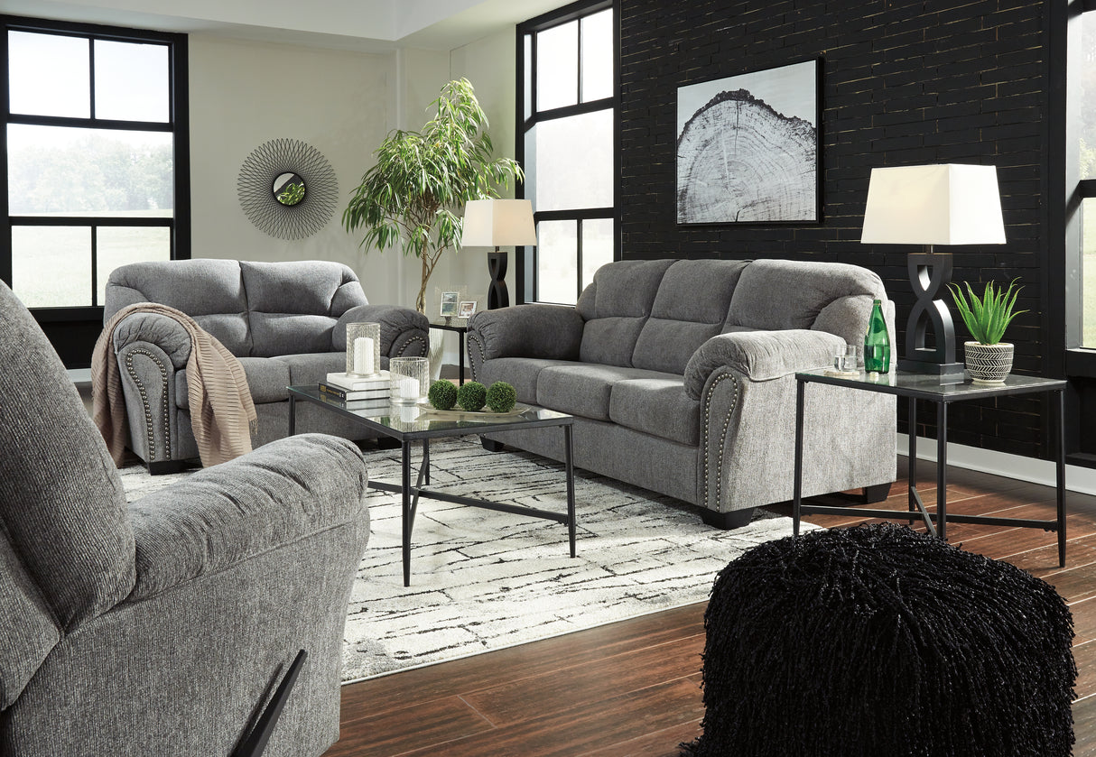 Allmaxx 3-Piece Sofa, Loveseat and Recliner (Recliner, Sofa, Loveseat)