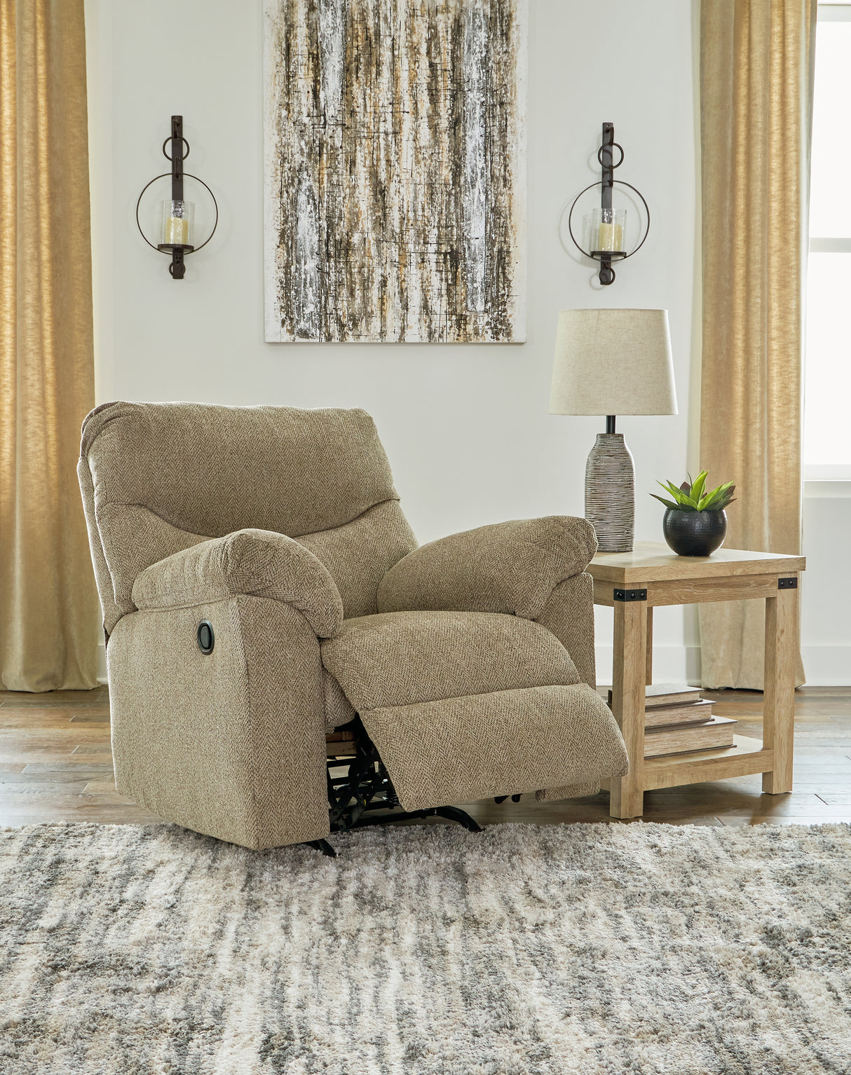 Alphons 3-Piece Sofa, Loveseat and Recliner (Reclining Sofa, Reclining Loveseat, Recliner)