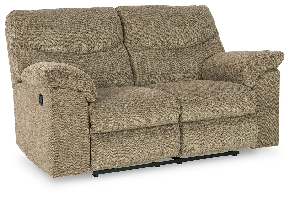 Alphons 3-Piece Sofa, Loveseat and Recliner (Reclining Sofa, Reclining Loveseat, Recliner)