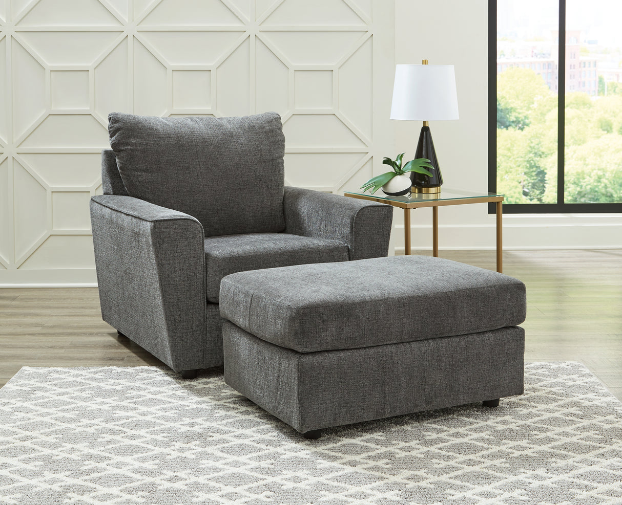 Stairatt 4-Piece Sofa, Loveseat, Chair and Ottoman (Sofa, Loveseat, Chair, Ottoman)