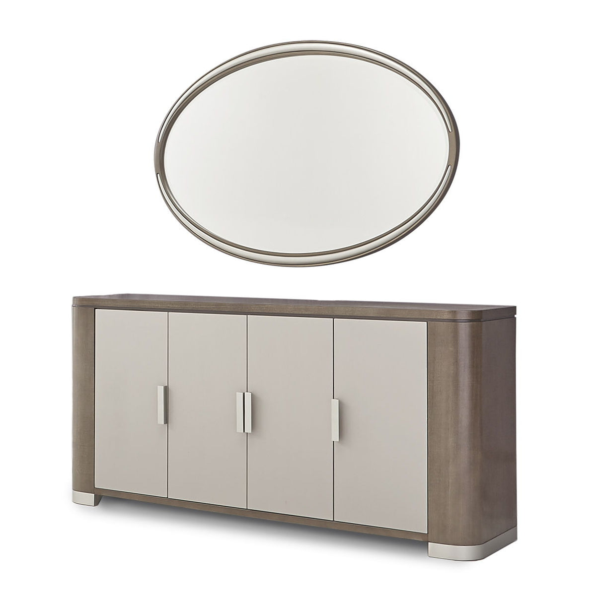 Roxbury Park - Sideboard & Mirror - Slate