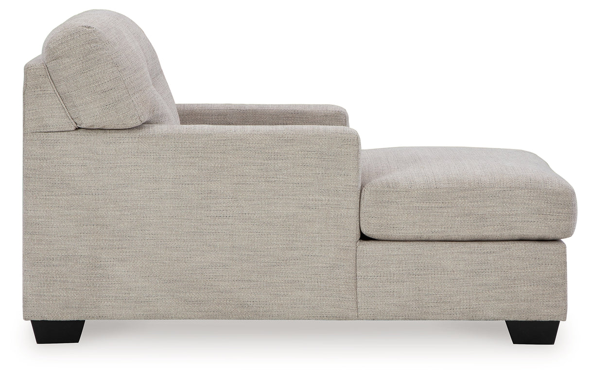 Mahoney Chaise (Color: Pebble)