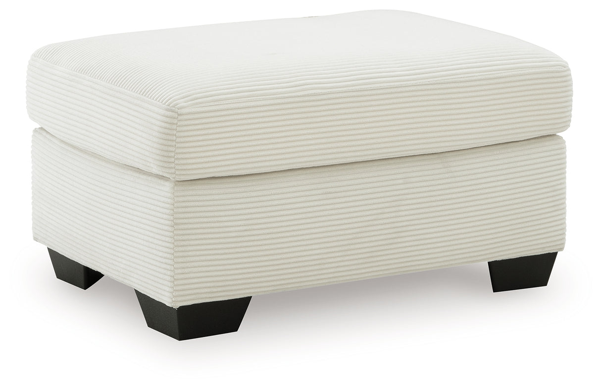 Greenbriar Ottoman (Color: Ivory)