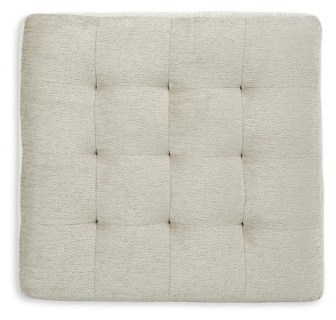 Maxon Place Oversized Accent Ottoman (Color: Stone)