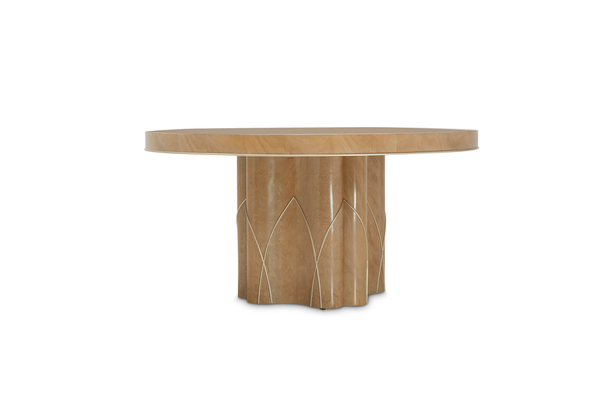 Villa Cherie - Round Dining Table - Caramel
