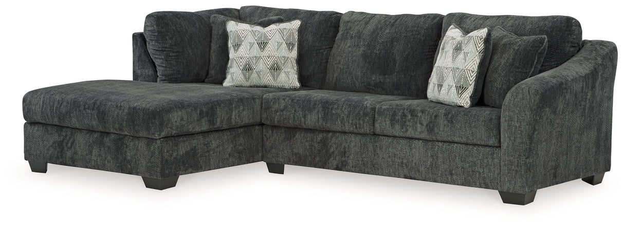 Biddeford 2-Piece Sleeper Sectional with Chaise (Sectional Orientation: Left Arm Facing)