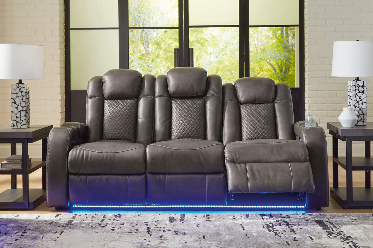 Fyne-Dyme 3-Piece Sofa, Loveseat and Recliner (Power Reclining Sofa, Power Reclining Loveseat with Console, Power Recliner)