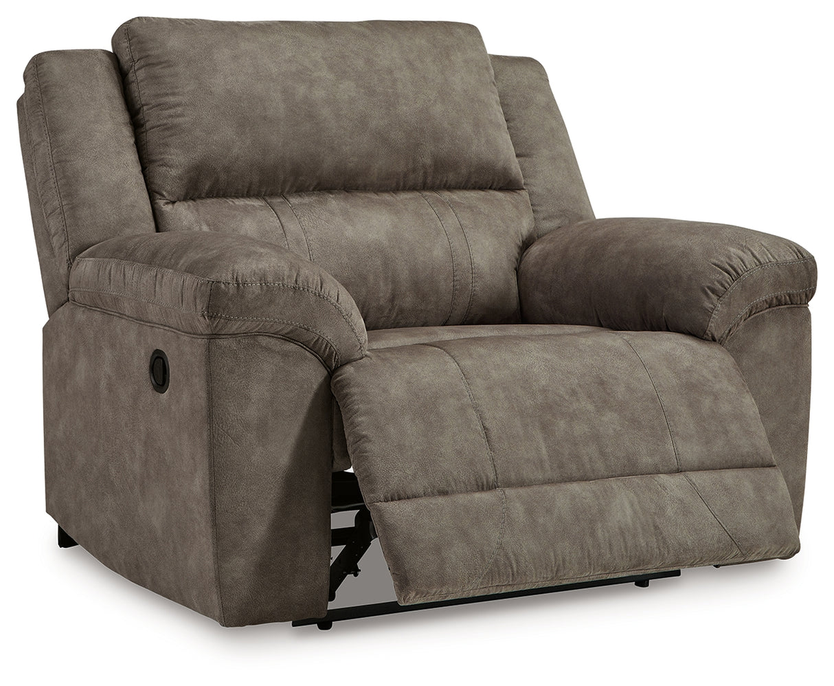 Laresview Oversized Recliner (Color: Fossil)