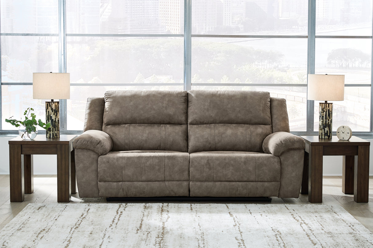 Laresview Reclining Sofa (Color: Fossil)