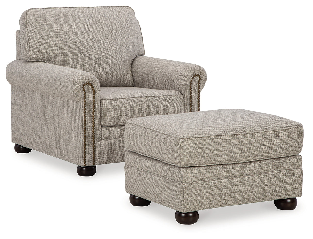 Gaelon 2-Piece Chair and Ottoman (Chair, Ottoman)