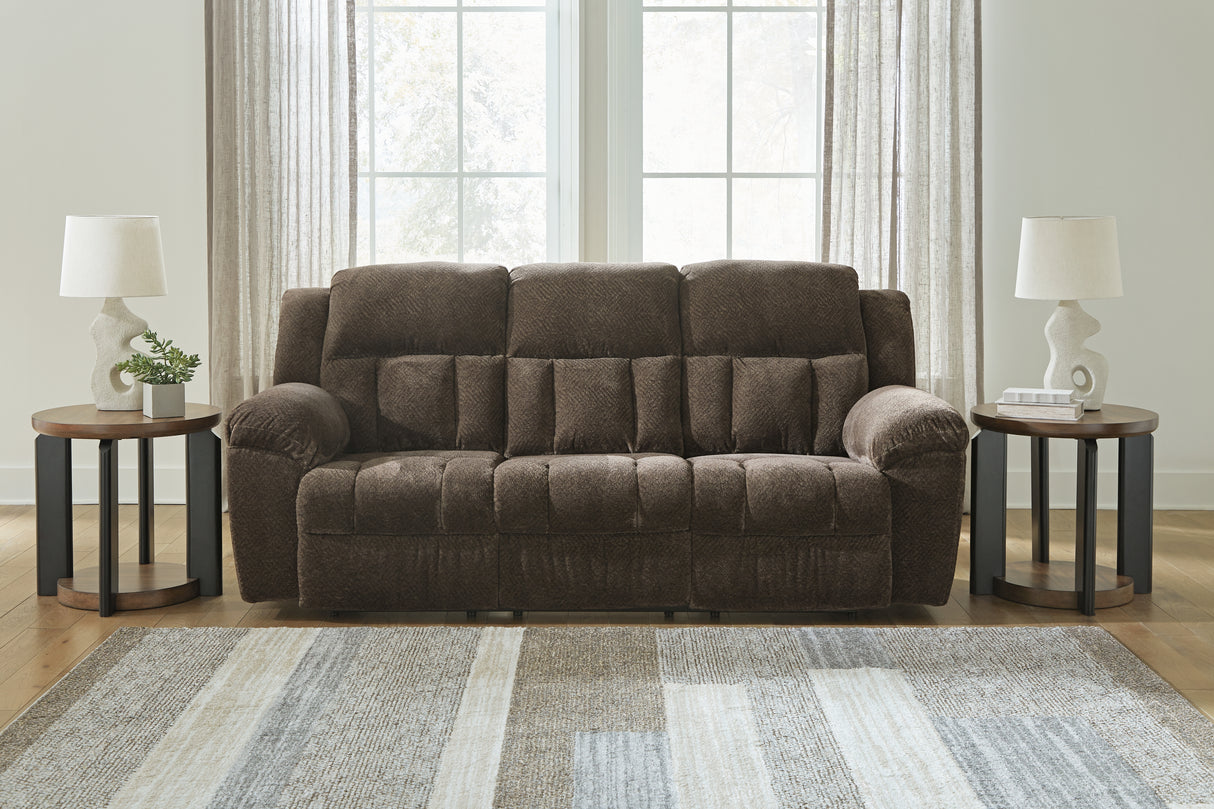Frohn Reclining Sofa (Color: Chocolate)