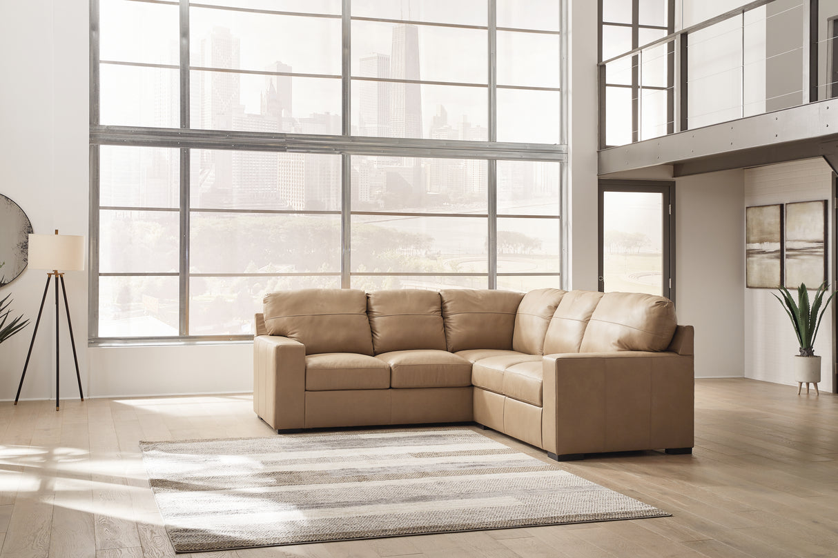 Bandon 2-Piece Sectional (Color: Toffee)