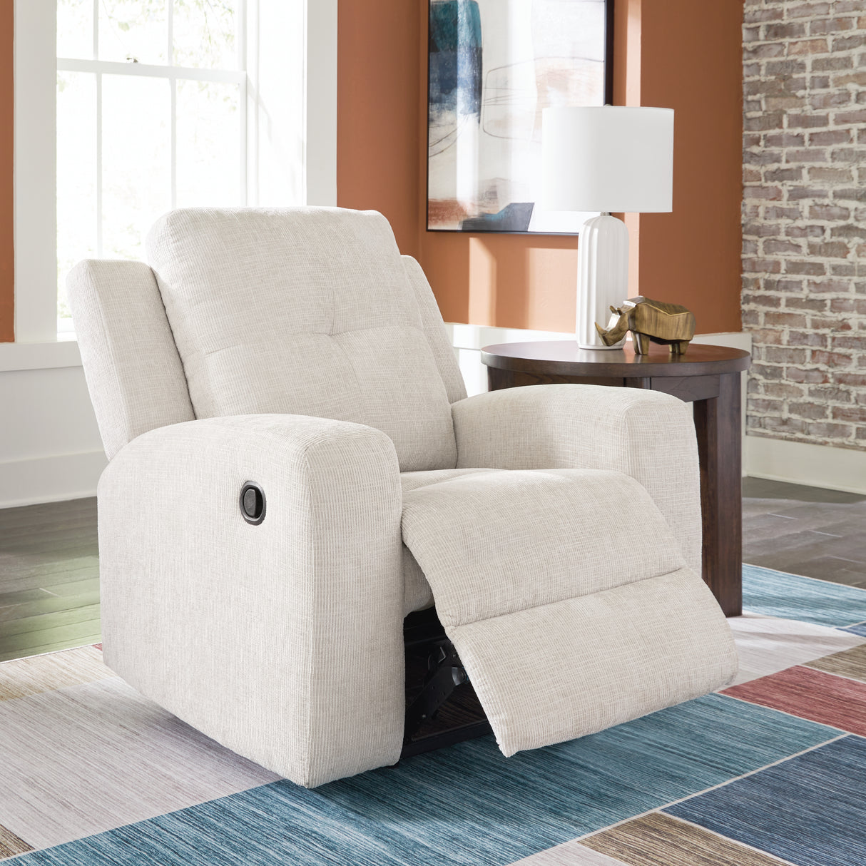 Danum Recliner (Color: Stone)