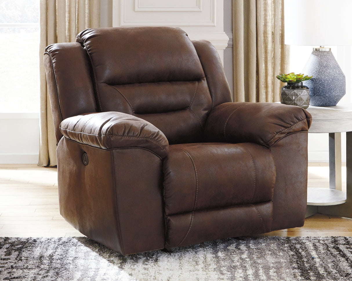 Stoneland Power Recliner (Color: Chocolate)