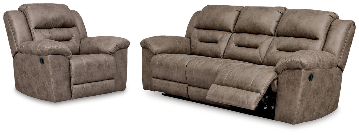 Stoneland Reclining Sofa and Recliner