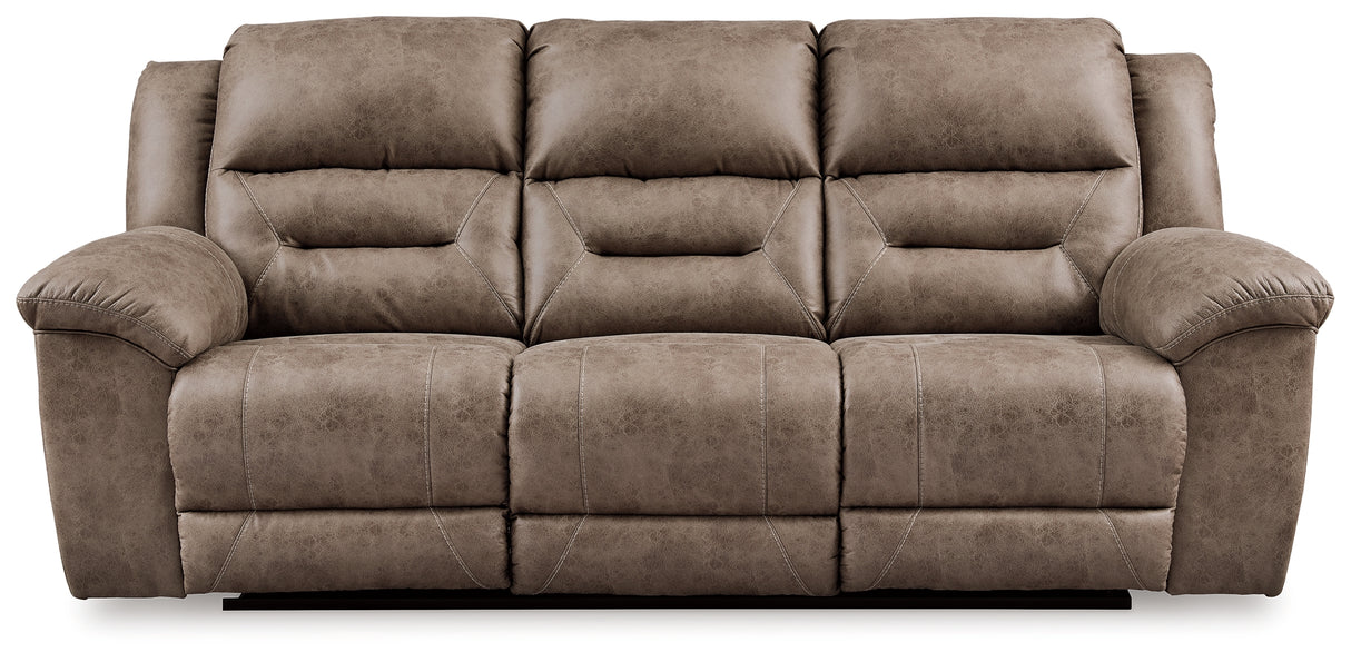 Stoneland Reclining Sofa (Color: Fossil)