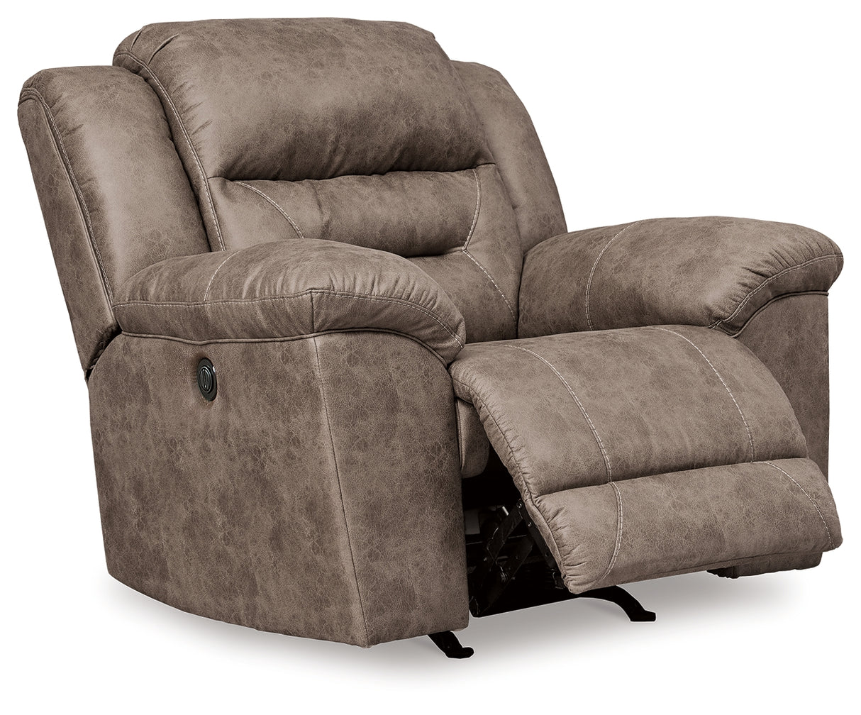 Stoneland 3-Piece Sofa, Loveseat and Recliner (Power Reclining Sofa, Power Reclining Loveseat with Console, Power Recliner)