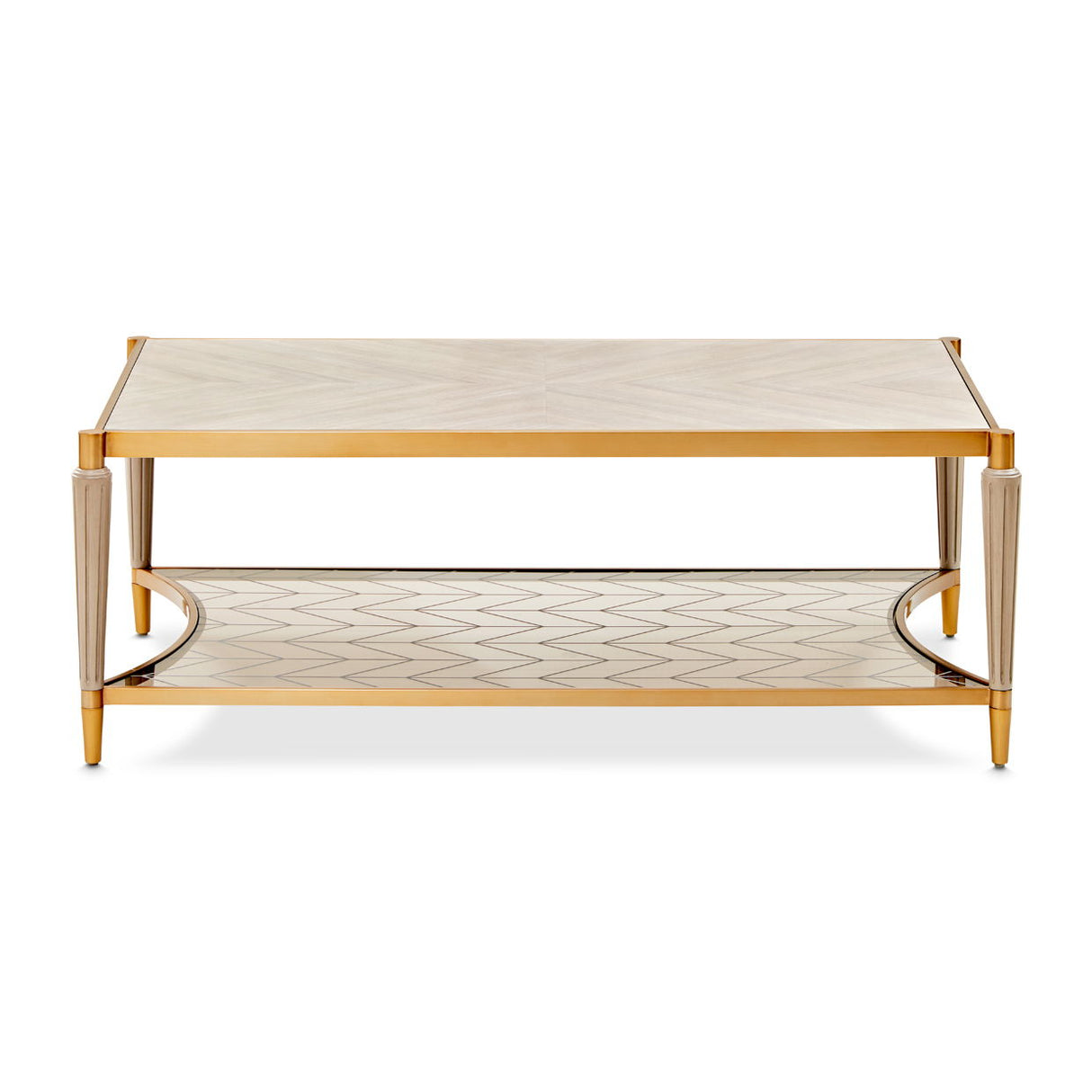 St. Charles - Rectangular Cocktail Table - Dove Gray