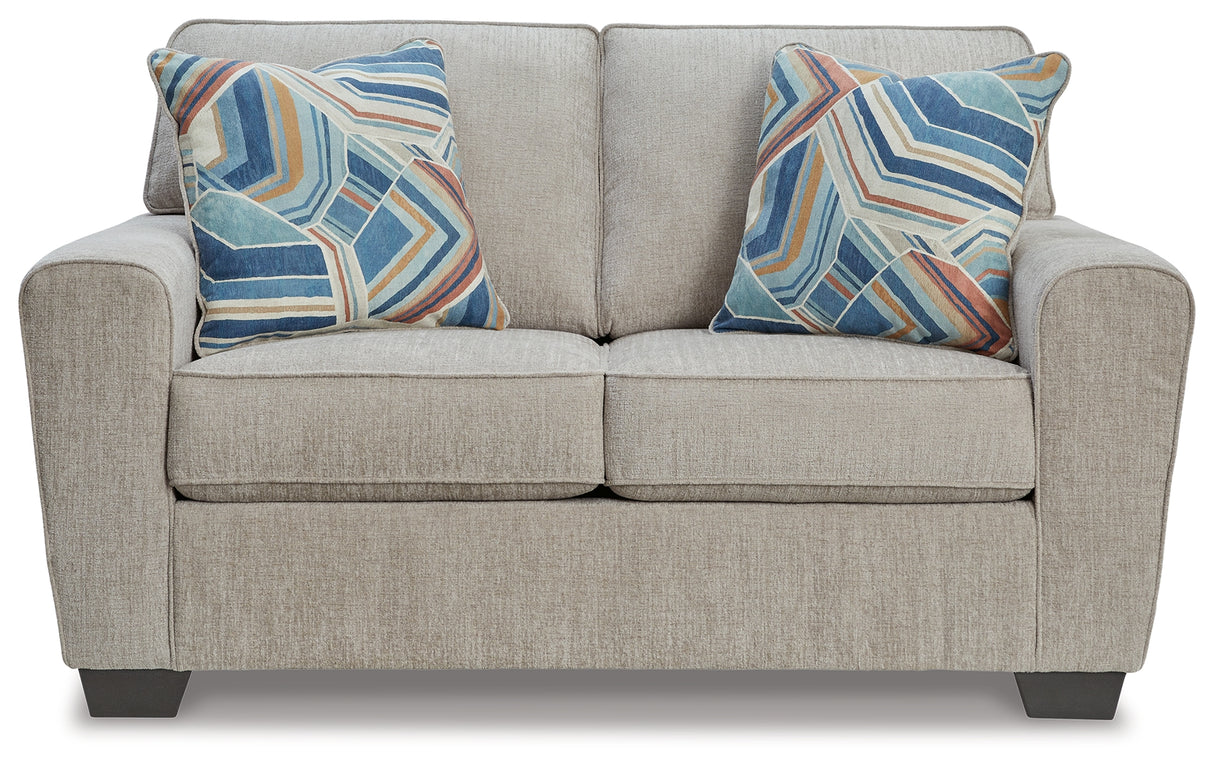 Cashton Loveseat (Color: Ice)